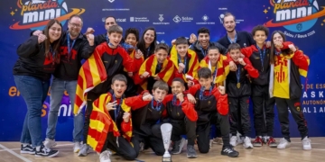 La Selecció Catalana Mini Masculina guanya la plata a l’Estatal de Minibàsquet