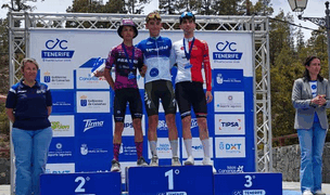 Hugo Marrasé, de la Penya Ciclista Baix Ebre, tercer a la Volta a Tenerife