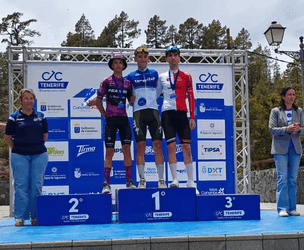 Hugo Marrasé, de la Penya Ciclista Baix Ebre, tercer a la Volta a Tenerife