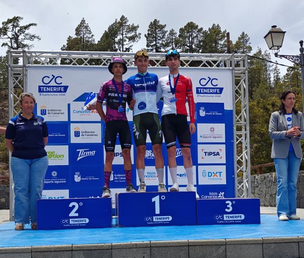 Hugo Marrasé, de la Penya Ciclista Baix Ebre, tercer a la Volta a Tenerife