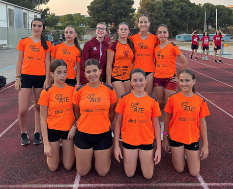 L’equip femení de l’ATE signa una gran actuació al Campionat de Catalunya de Clubs Sub’14 B