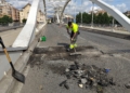 Inicien les obres de reparació de les juntes de dilatació del pont de l’Estat de Tortosa 