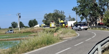 Mor un motorista a Deltebre a la carretera TV-3451