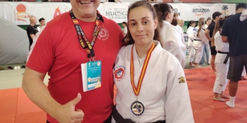 Natàlia Penas, del Priorat Terres de l’Ebre, or a la Super Copa d’Espanya Absoluta de judo