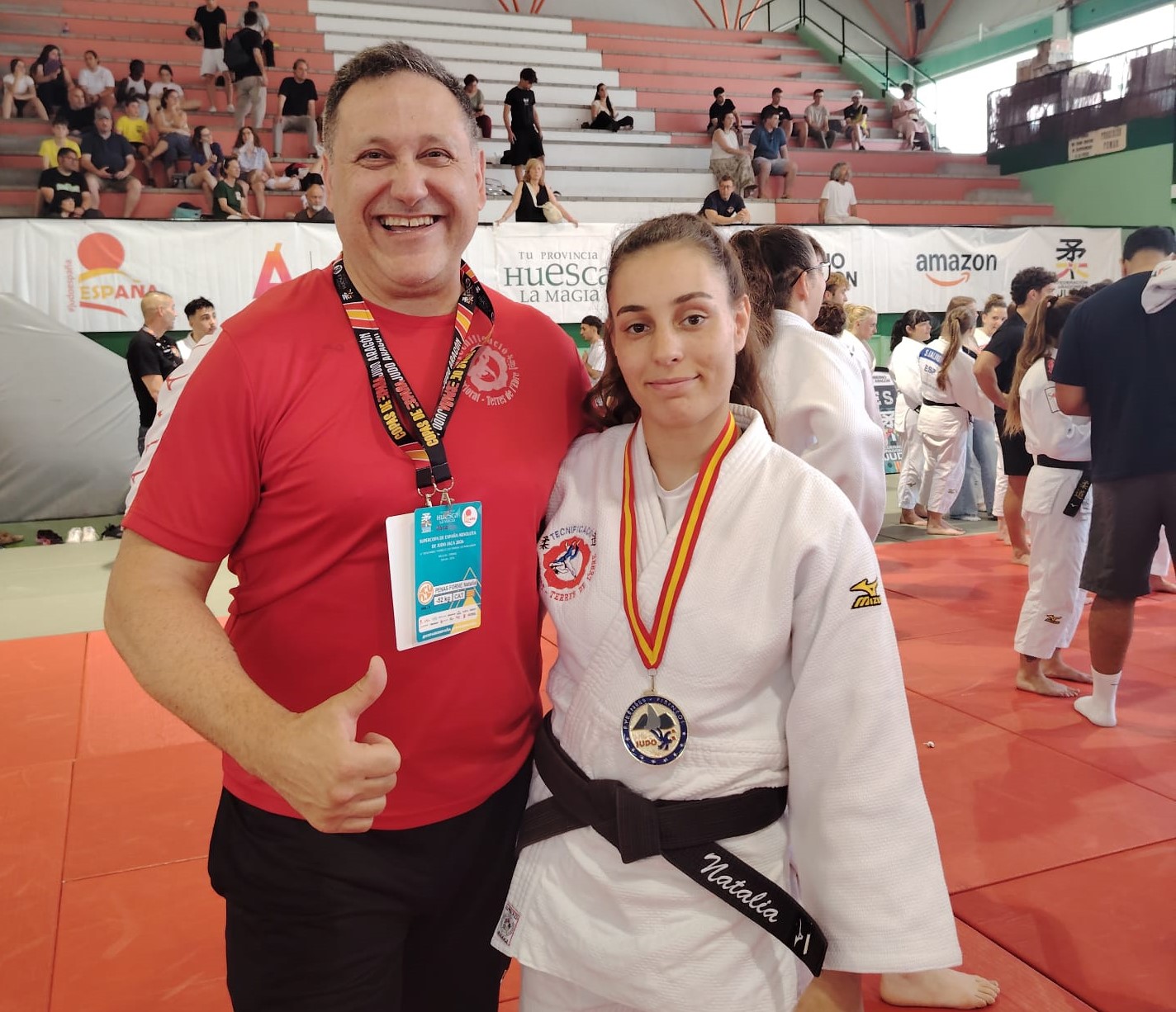 Natàlia Penas, del Priorat Terres de l’Ebre, or a la Super Copa d’Espanya Absoluta de judo