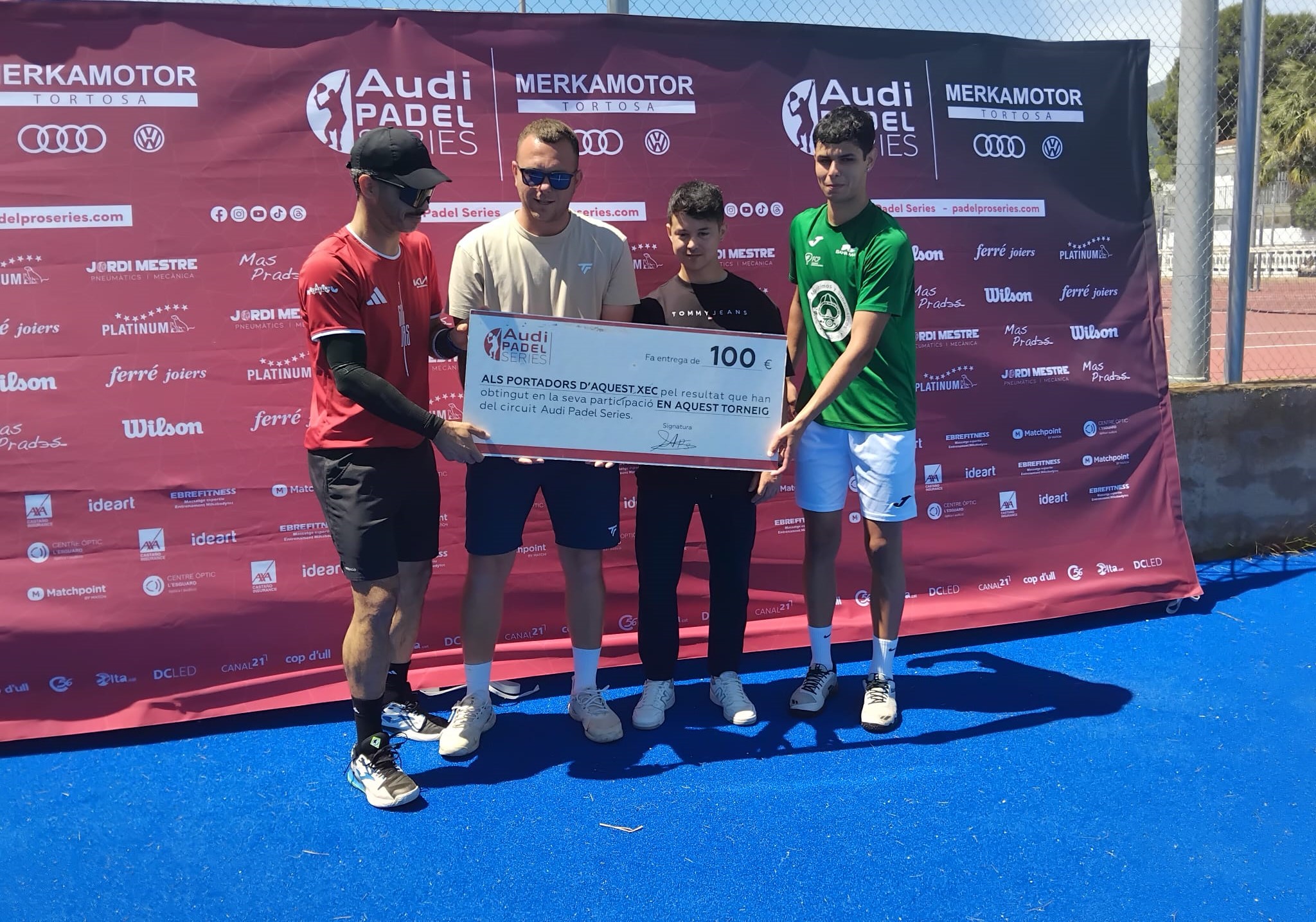 Iadan Acsensi i Álvaro Gallardo guanyen la segona masculina al torneig de l’Audi del Club Tennis Serramar