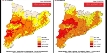 Agrocultura suspen l’ús de petards i focs a prop de les zones forestals per l’alt risc d’incendis