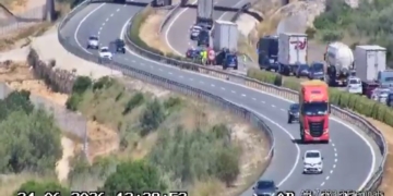 Un accident a l’AP-7 a Freginals talla un carril en sentit nord i provoca retencions puntuals