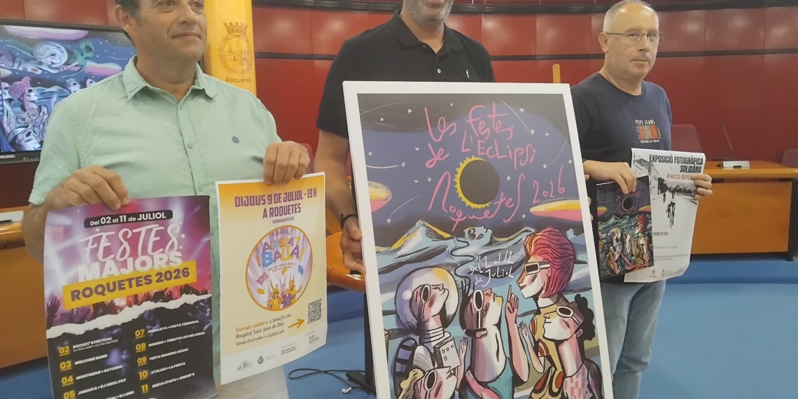 L’eclipsi solar serà l’eix temàtic de la Festa Major de Roquetes