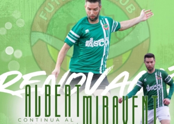 Albert Miravent renova amb el FC Ascó