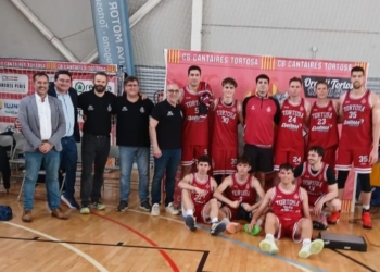 El sènior masculí A del CB Cantaires-Tortosa ja és oficialment equip de Copa Catalunya