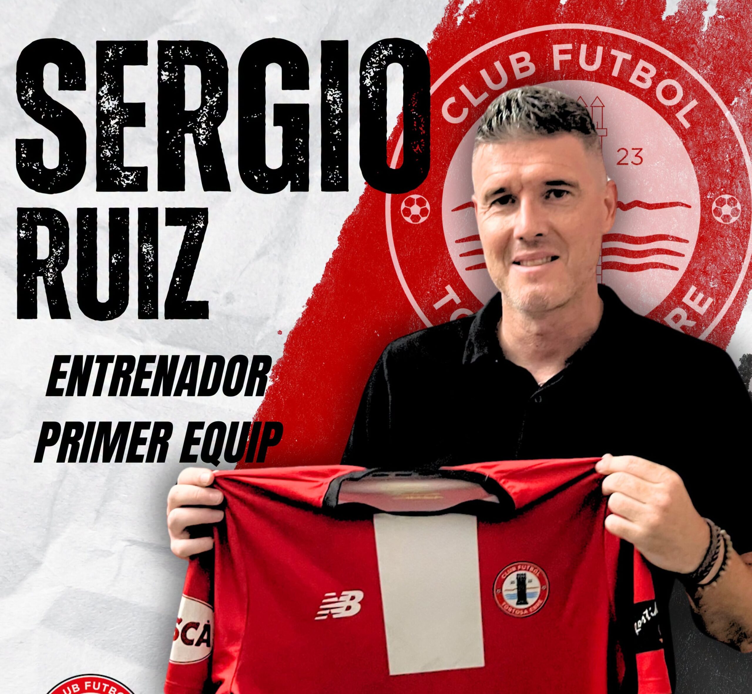 Sergio Ruiz dirigirà el primer equip del CF Tortosa Ebre