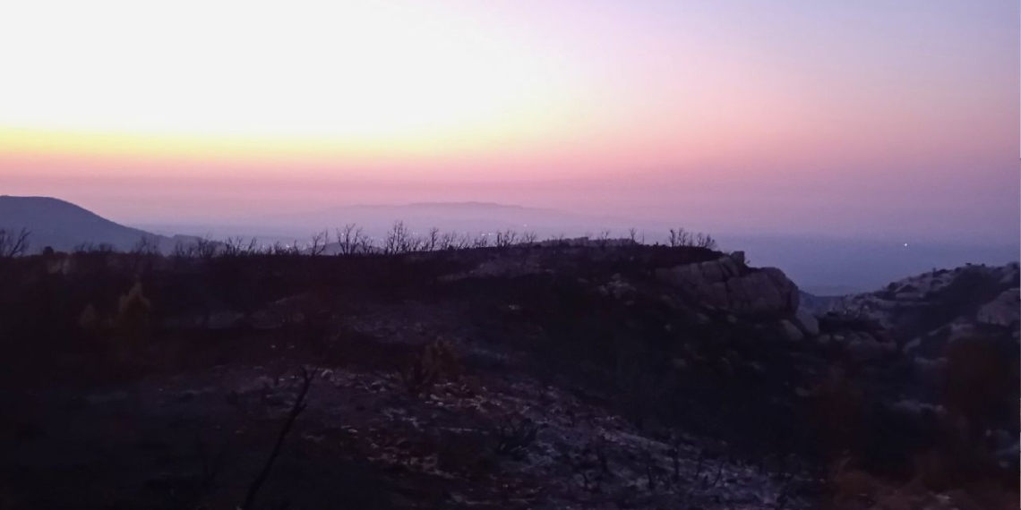 incendi entre Rossell i Bel