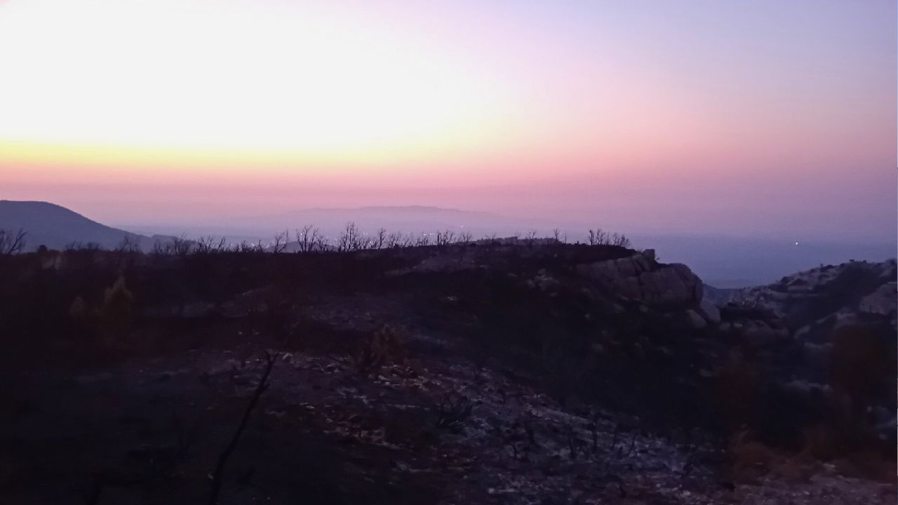 incendi entre Rossell i Bel