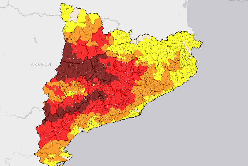 Mapa municipal de perill d’incendis forestals