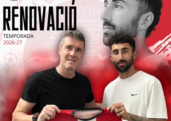 El CF Tortosa Ebre anuncia la renovació de Marc Fabregat
