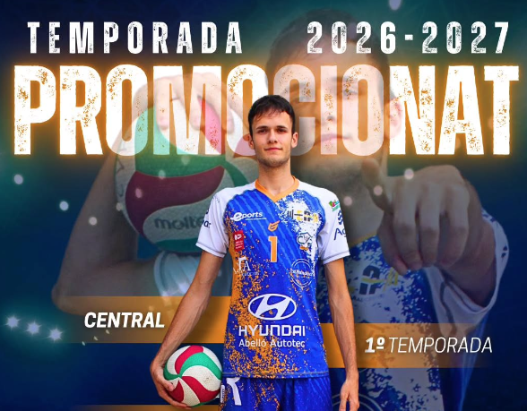 El Volei Roquetes incorpora a Dilan Azuara al primer equip