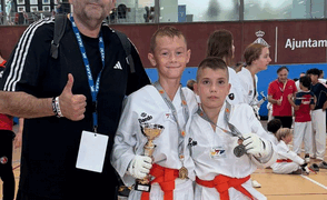 Podis del TKD Alfaro Amposta al Campionat de Catalunya infantil de promoció de taekwondo