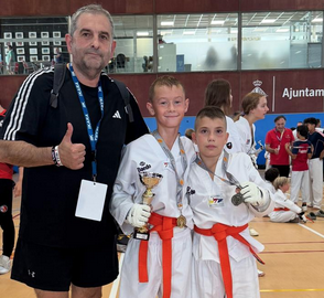 Podis del TKD Alfaro Amposta al Campionat de Catalunya infantil de promoció de taekwondo