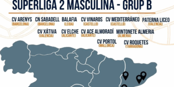 El Volei Roquetes ja coneix els equips que conformaran el Grup B de la Superlliga 2