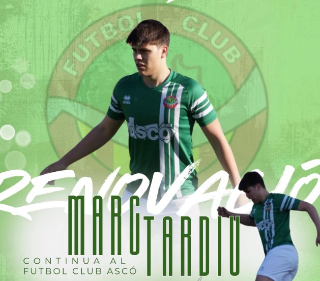 El FC Ascó anuncia la continuïtat de Marc Tardiu