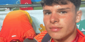 Bona actuació d’Eros Alegre, de la UA Montsià, al Campionat d’Europa sub’18