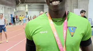 Hailu Estrampes, del Club Atletisme Ascó, bronze en llançament de javelina a l’Estatal de Màlaga