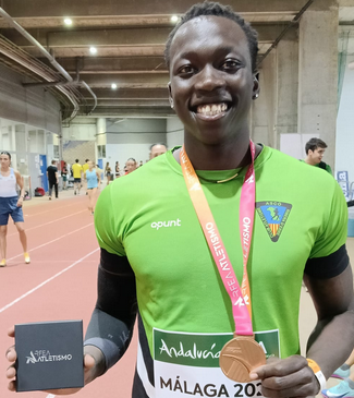 Hailu Estrampes, del Club Atletisme Ascó, bronze en llançament de javelina a l’Estatal de Màlaga