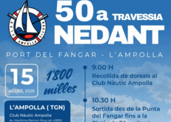La Travessia Nedant Port del Fangar-l’Ampolla arriba a la cinquantena edició