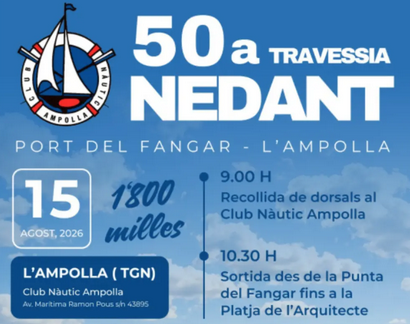 La Travessia Nedant Port del Fangar-l’Ampolla arriba a la cinquantena edició