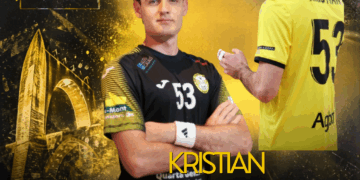 El sènior masculí de l’Handbol Amposta anuncia la renovació de Kristian Maurici