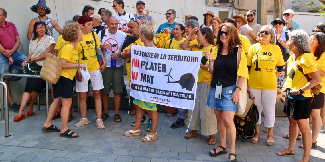 rebuig al PLATER a les Terres de l’Ebre