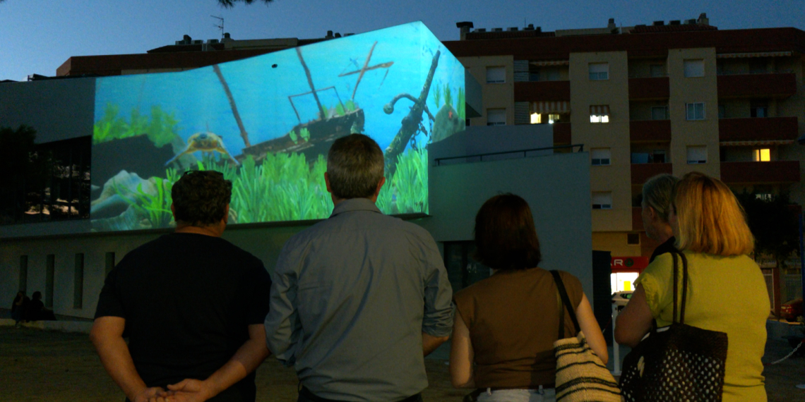 L’Ametlla de Mar reivindica la seua riquesa marítima i natural amb l’estrena d’un nou videomapping