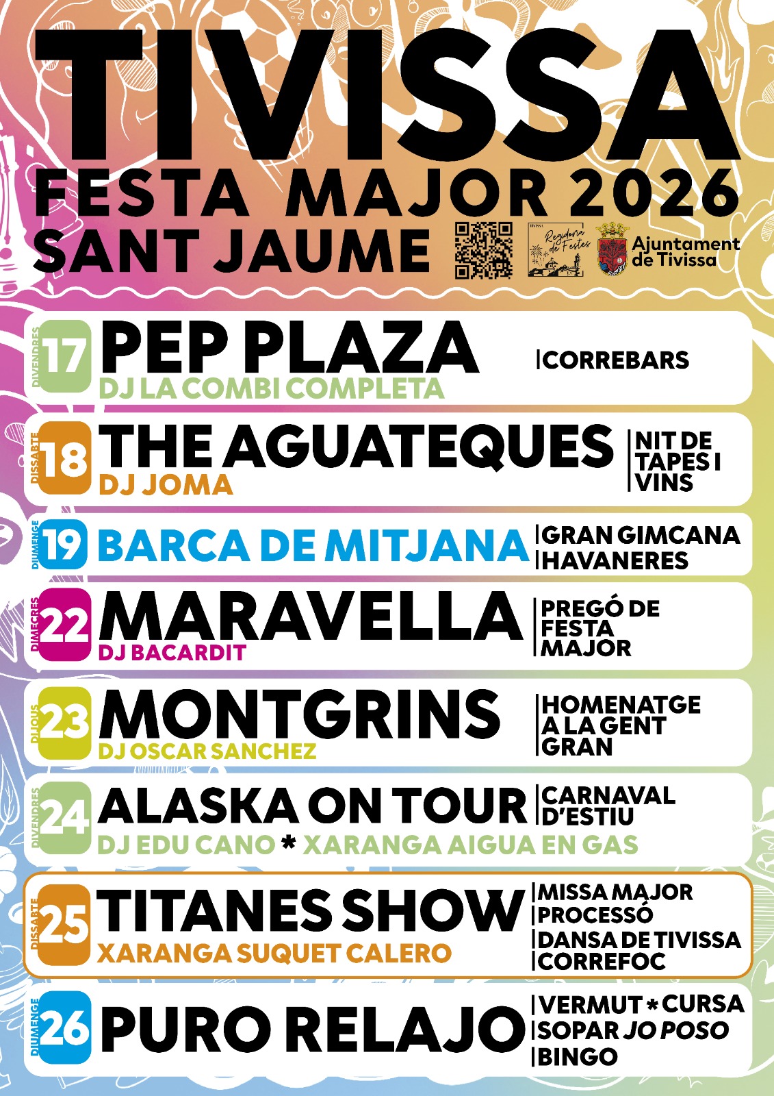tivissa cartell festa major 2026