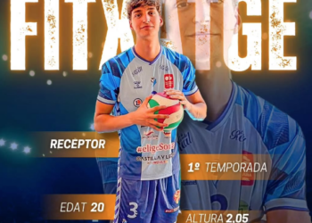 Carlos Montero, nou jugador del sènior masculí de Superlliga 2 del Volei Roquetes