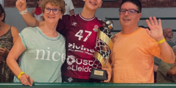 L’asconenca Agnès Grau, sotscampiona de la Supercopa de Catalunya d’Handbol Femení