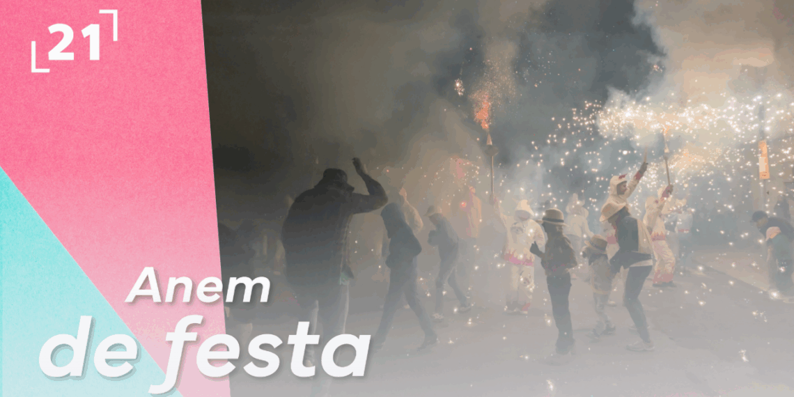Espectacle de llum i foc de Batea