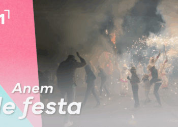 Espectacle de llum i foc de Batea