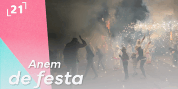 Espectacle de llum i foc de Batea