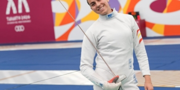 Daniela Pinyol, de la Sala Esgrima Amposta, guanya la plata als Jocs del Mediterrani