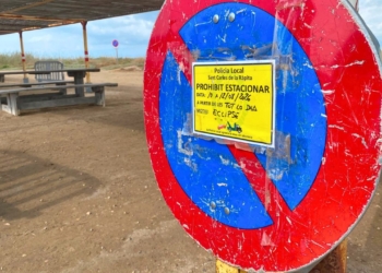 Carretera d’accés al Trabucador, on s’implantarà un circuit de sentit únic durant l’eclipsi