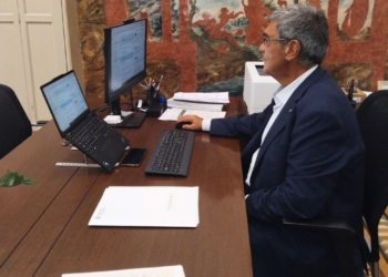 Joan Castor Gonell valorant la declaració d’interès general del nou hospital