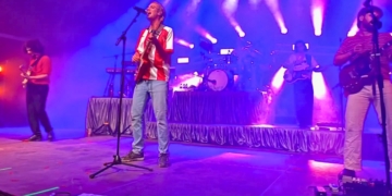 La Ludwig Band actuant durant les Festes de la Cinta 2026 de Tortosa