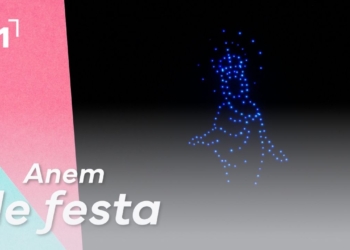 Espectacle de drons de les Festes de la Cinta de Tortosa