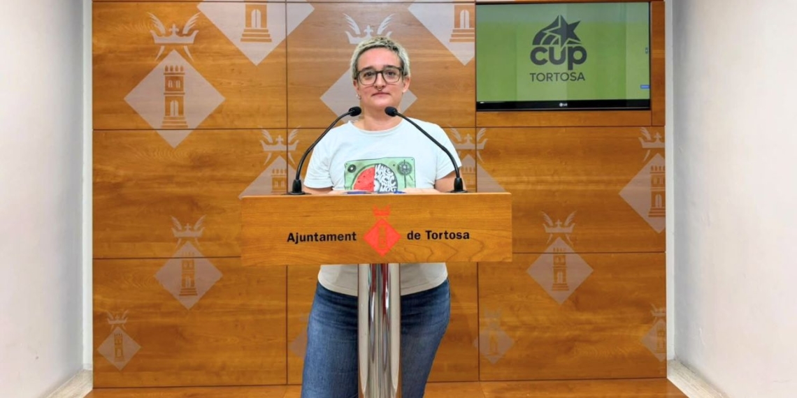 Presentació de la moció de la CUP perquè Tortosa mantingui la condició de zona tensionada