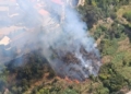 Estabilitzat l’incendi de vegetació agrícola a prop del carrer Major de la Sénia