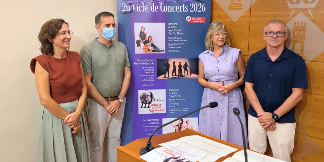 Presentació dels concerts Joventuts Musicals a Tortosa