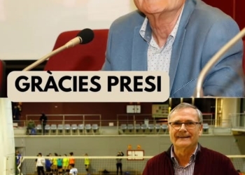 El Volei Roquetes plora la mort de Benjamín Cuevas, soci fundador i president durant 25 anys