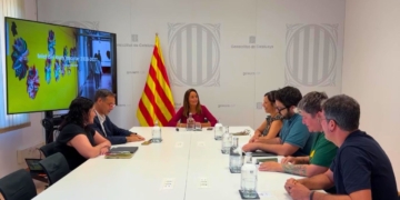 Reunions amb la consellera d’Educació, Esther Niubó