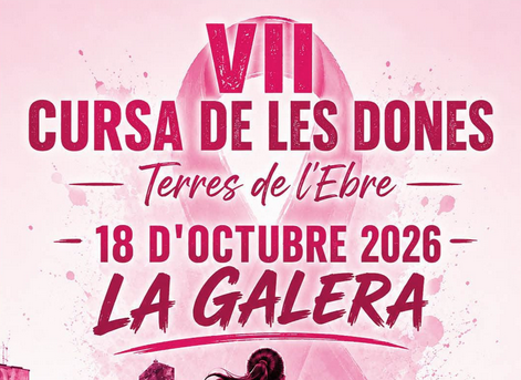 La Galera acollirà el 18 d’octubre la Cursa de les Dones de les Terres de l’Ebre